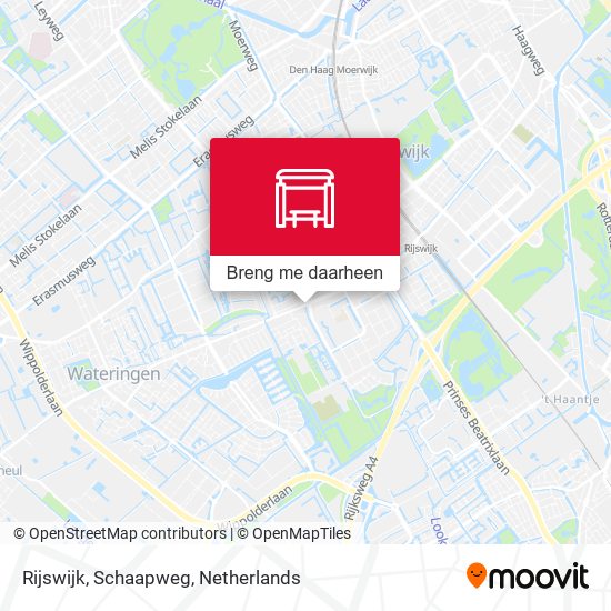 Rijswijk, Schaapweg kaart