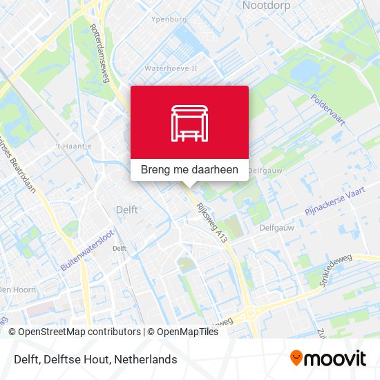 Delft, Delftse Hout kaart