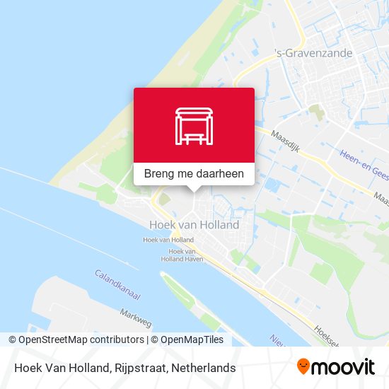 Hoek Van Holland, Rijpstraat kaart