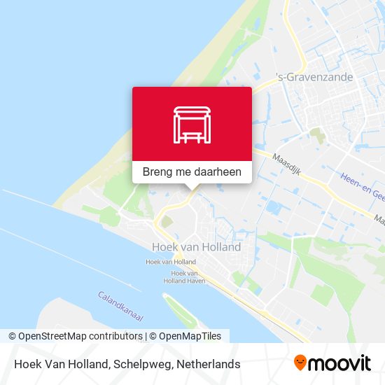 Hoek Van Holland, Schelpweg kaart