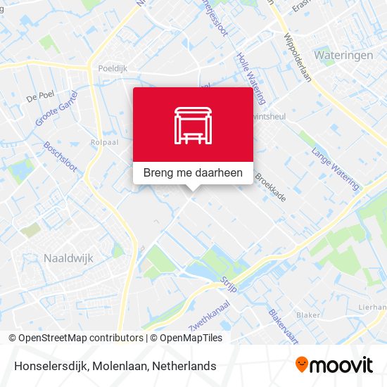 Honselersdijk, Molenlaan kaart