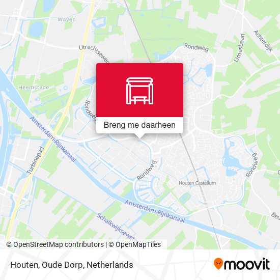 Houten, Oude Dorp kaart