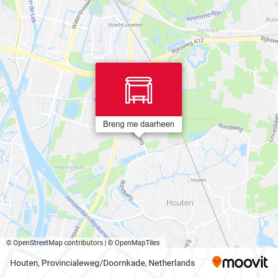Houten, Provincialeweg / Doornkade kaart