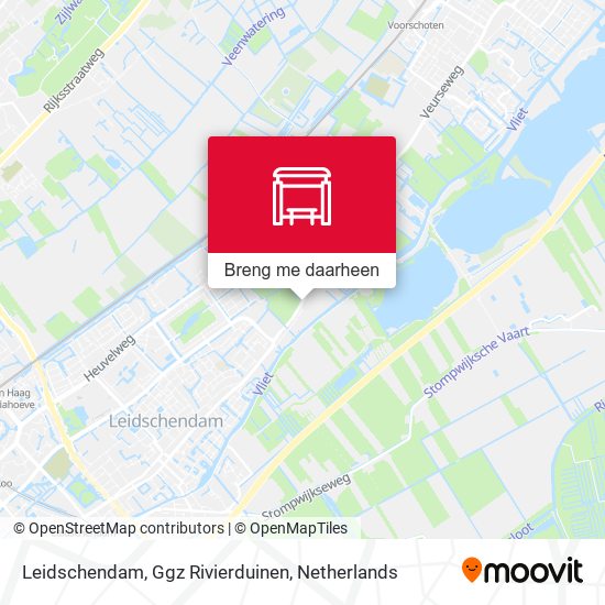 Leidschendam, Ggz Rivierduinen kaart