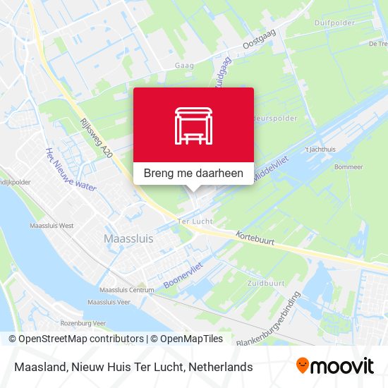 Maasland, Nieuw Huis Ter Lucht kaart