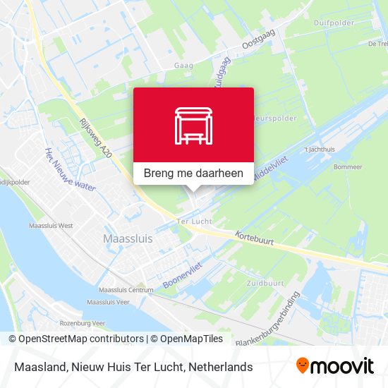 Maasland, Nieuw Huis Ter Lucht kaart