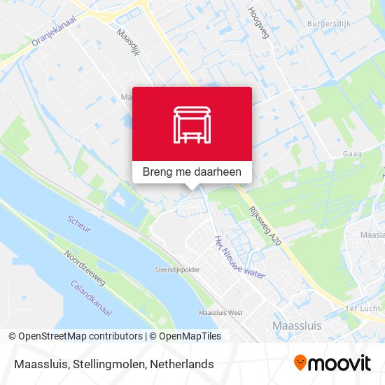 Maassluis, Stellingmolen kaart