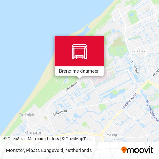 Monster, Plaats Langeveld kaart