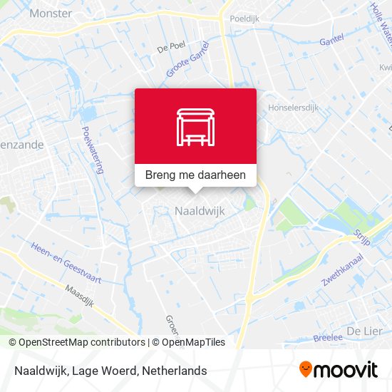 Naaldwijk, Lage Woerd kaart