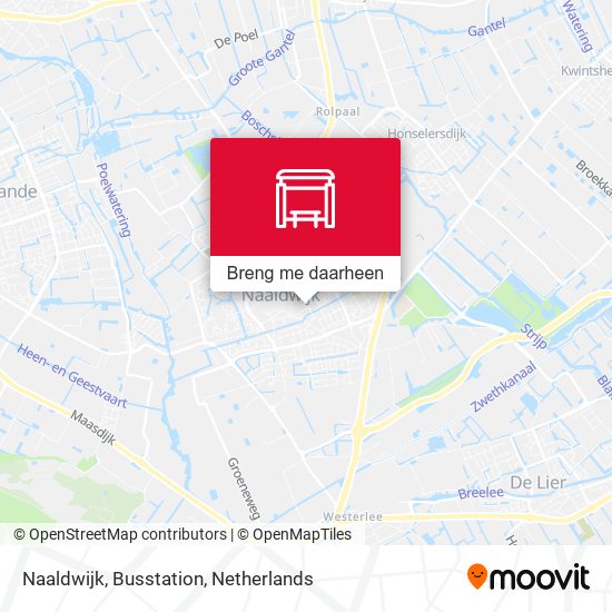 Naaldwijk, Busstation kaart