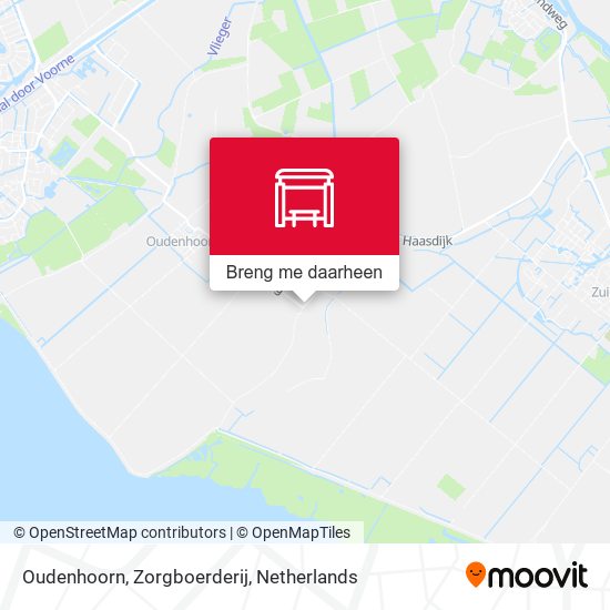 Oudenhoorn, Zorgboerderij kaart