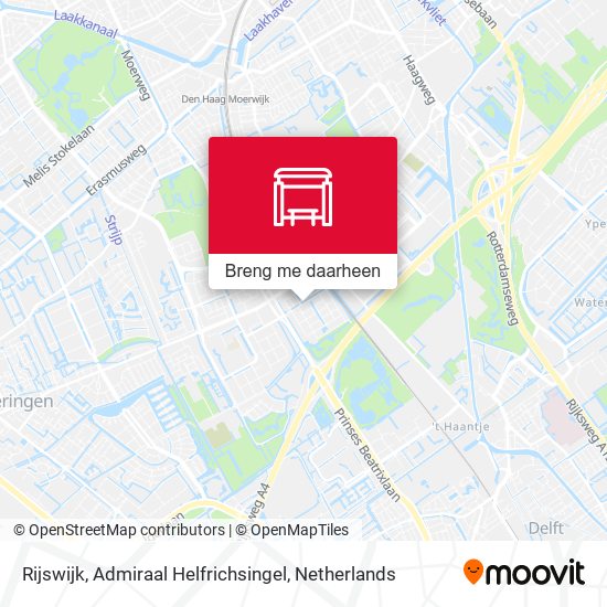 Rijswijk, Admiraal Helfrichsingel kaart