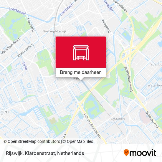 Rijswijk, Klaroenstraat kaart