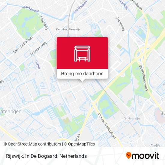 Rijswijk, In De Bogaard kaart