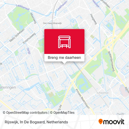 Rijswijk, In De Bogaard kaart