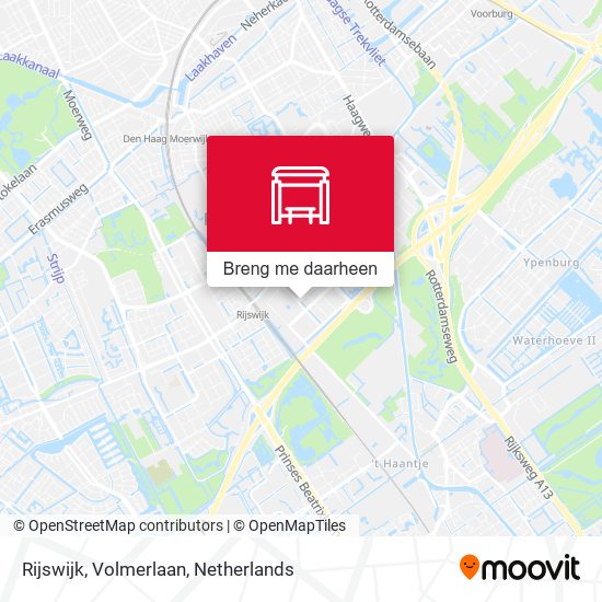 Rijswijk, Volmerlaan kaart