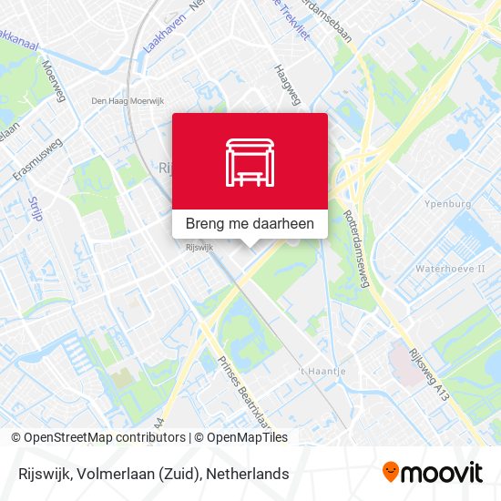 Rijswijk, Volmerlaan (Zuid) kaart