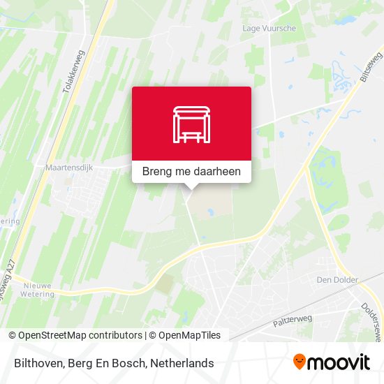 Bilthoven, Berg En Bosch kaart