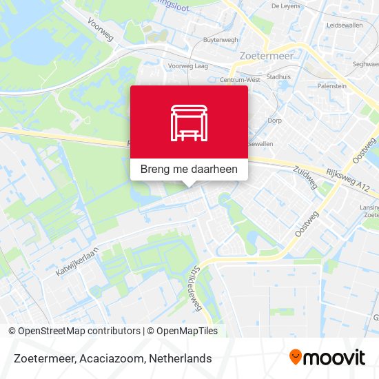 Zoetermeer, Acaciazoom kaart