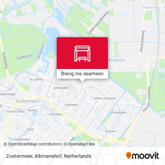 Zoetermeer, Alkmenehof kaart