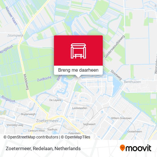 Zoetermeer, Redelaan kaart