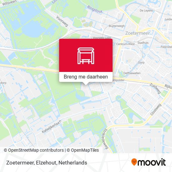 Zoetermeer, Elzehout kaart