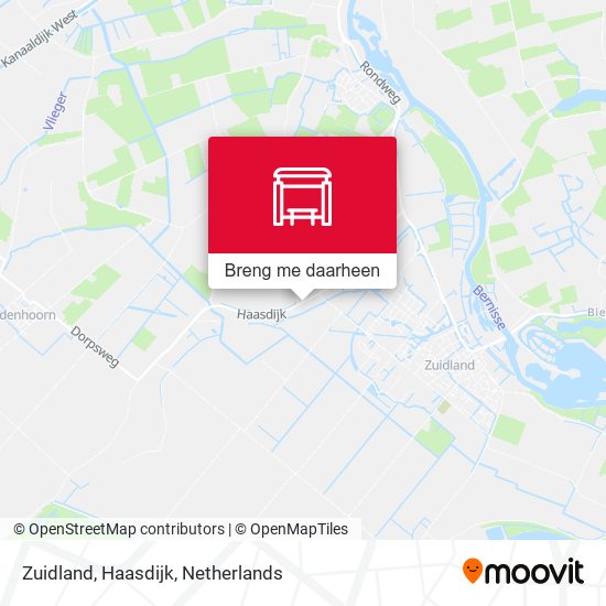 Zuidland, Haasdijk kaart