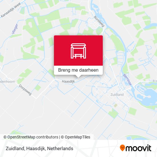 Zuidland, Haasdijk kaart