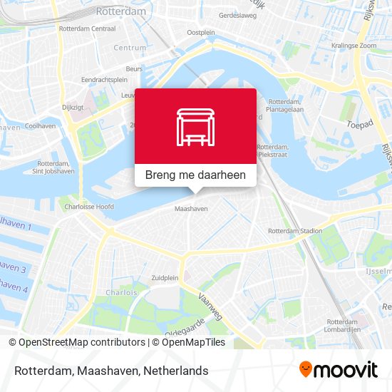 Rotterdam, Maashaven kaart