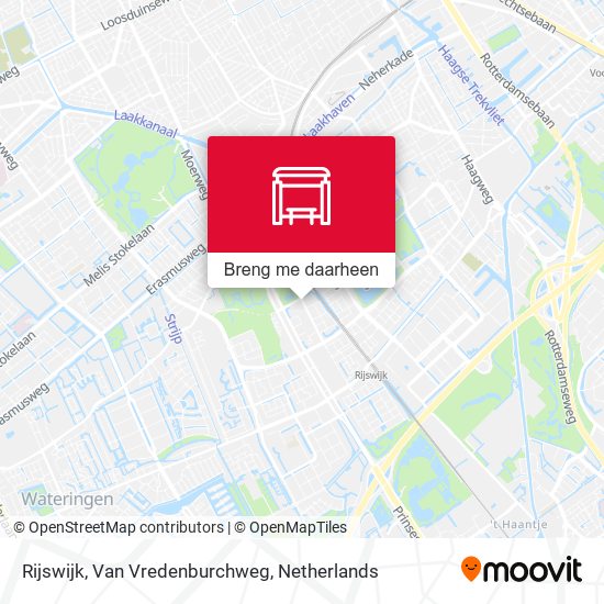 Rijswijk, Van Vredenburchweg kaart