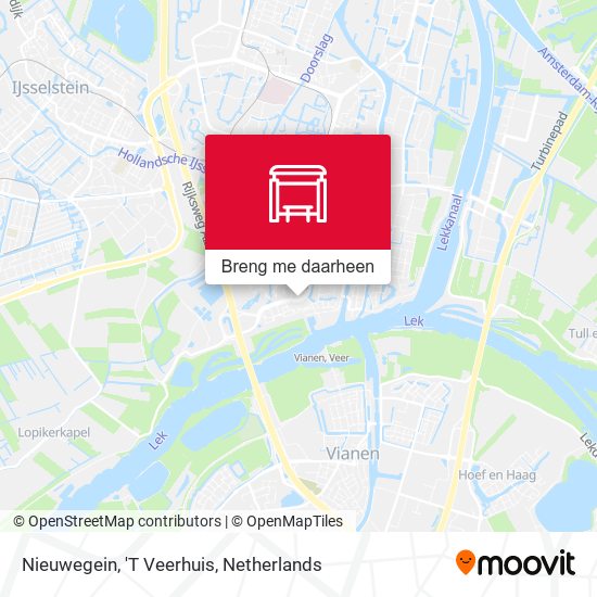 Nieuwegein, 'T Veerhuis kaart