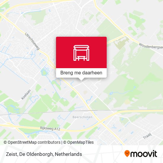 Zeist, De Oldenborgh kaart