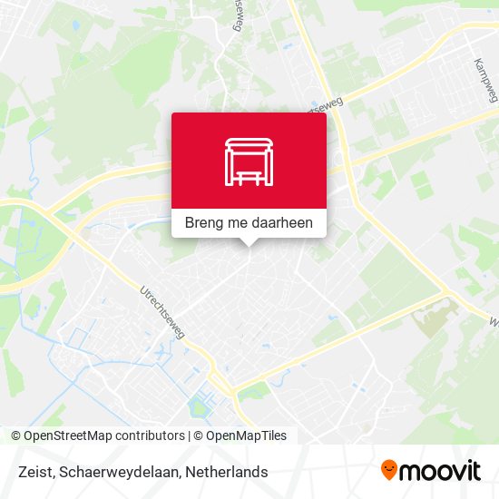 Zeist, Schaerweydelaan kaart