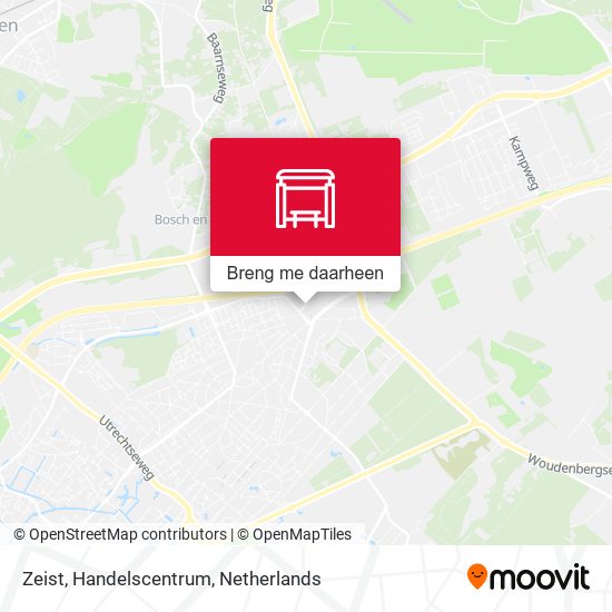 Zeist, Handelscentrum kaart