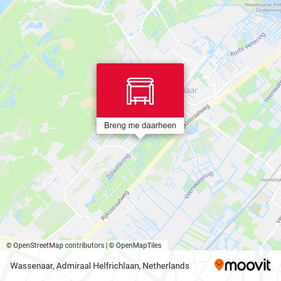 Wassenaar, Admiraal Helfrichlaan kaart