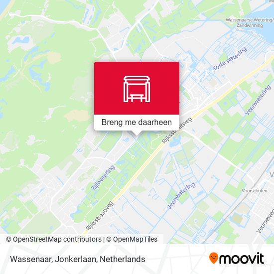 Wassenaar, Jonkerlaan kaart