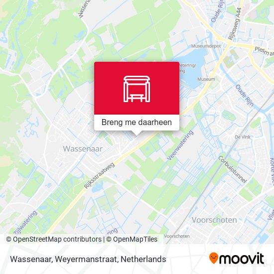 Wassenaar, Weyermanstraat kaart