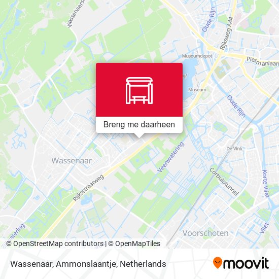 Wassenaar, Ammonslaantje kaart