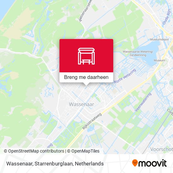 Wassenaar, Starrenburglaan kaart