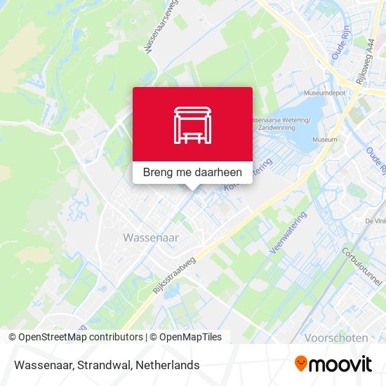 Wassenaar, Strandwal kaart