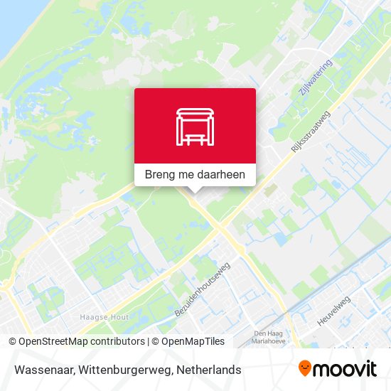 Wassenaar, Wittenburgerweg kaart