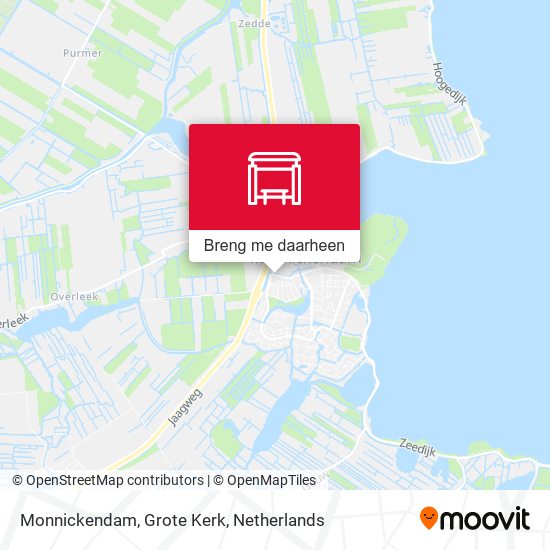 Monnickendam, Grote Kerk kaart