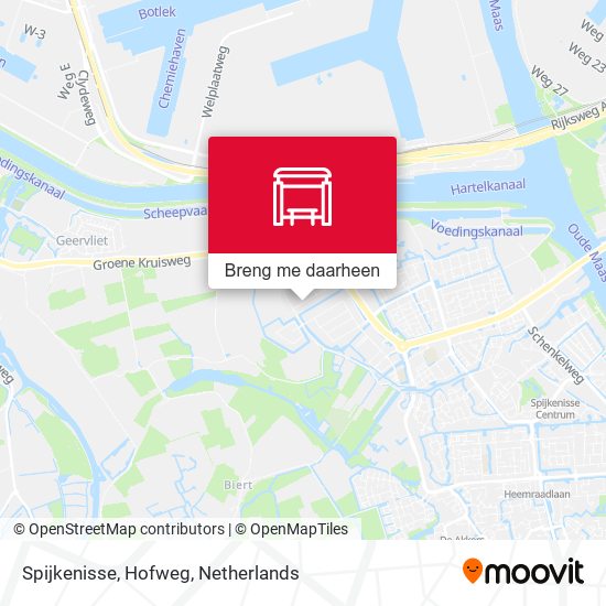 Spijkenisse, Hofweg kaart