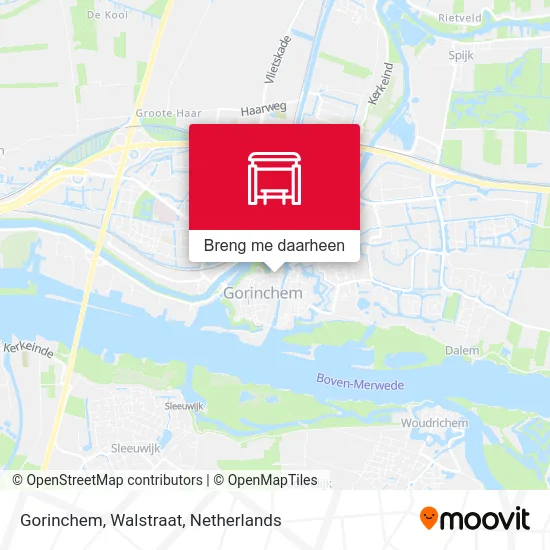 Gorinchem, Walstraat kaart