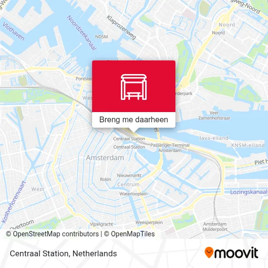 Centraal Station kaart