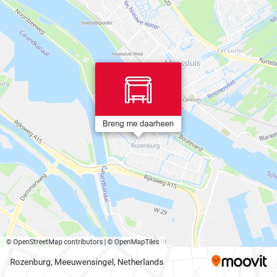 Rozenburg, Meeuwensingel kaart