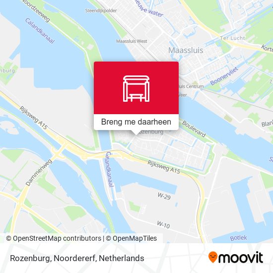 Rozenburg, Noordererf kaart