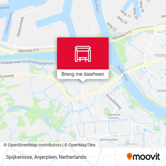 Spijkenisse, Anjerplein kaart