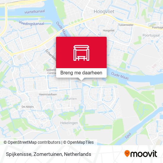 Spijkenisse, Zomertuinen kaart