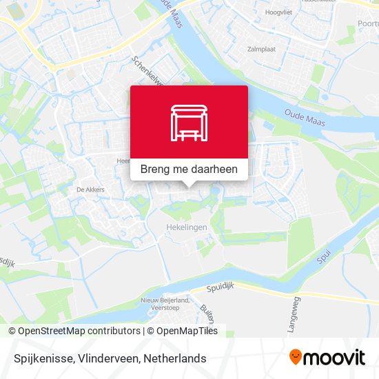 Spijkenisse, Vlinderveen kaart